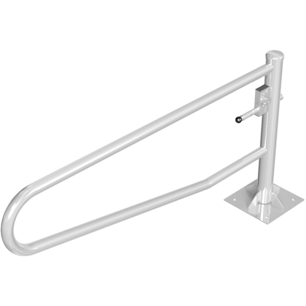 Swiveling gates | to be fixed by plugs, hot-dip galvanized | total width: 2000 mm | with triangular lock